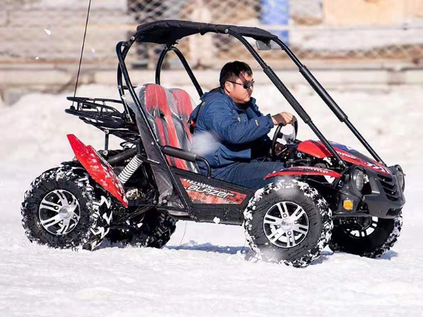 Snow motorcycle kart