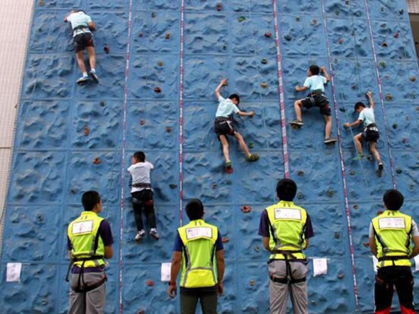rock climbing
