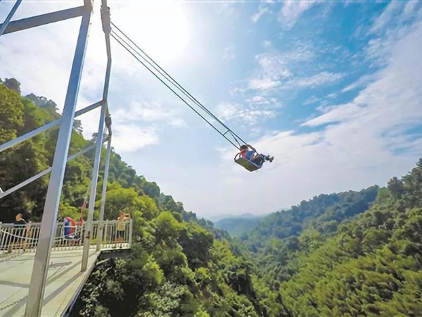 Cliff swing