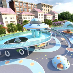 Flying saucer slide